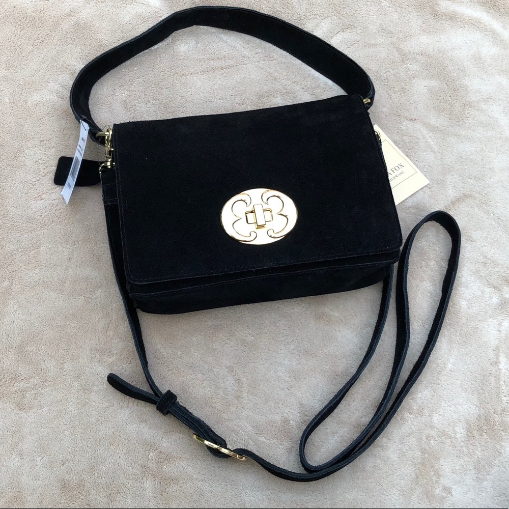 🆕 Emma Fox 🦊 100% Real Suede Shoulder bag